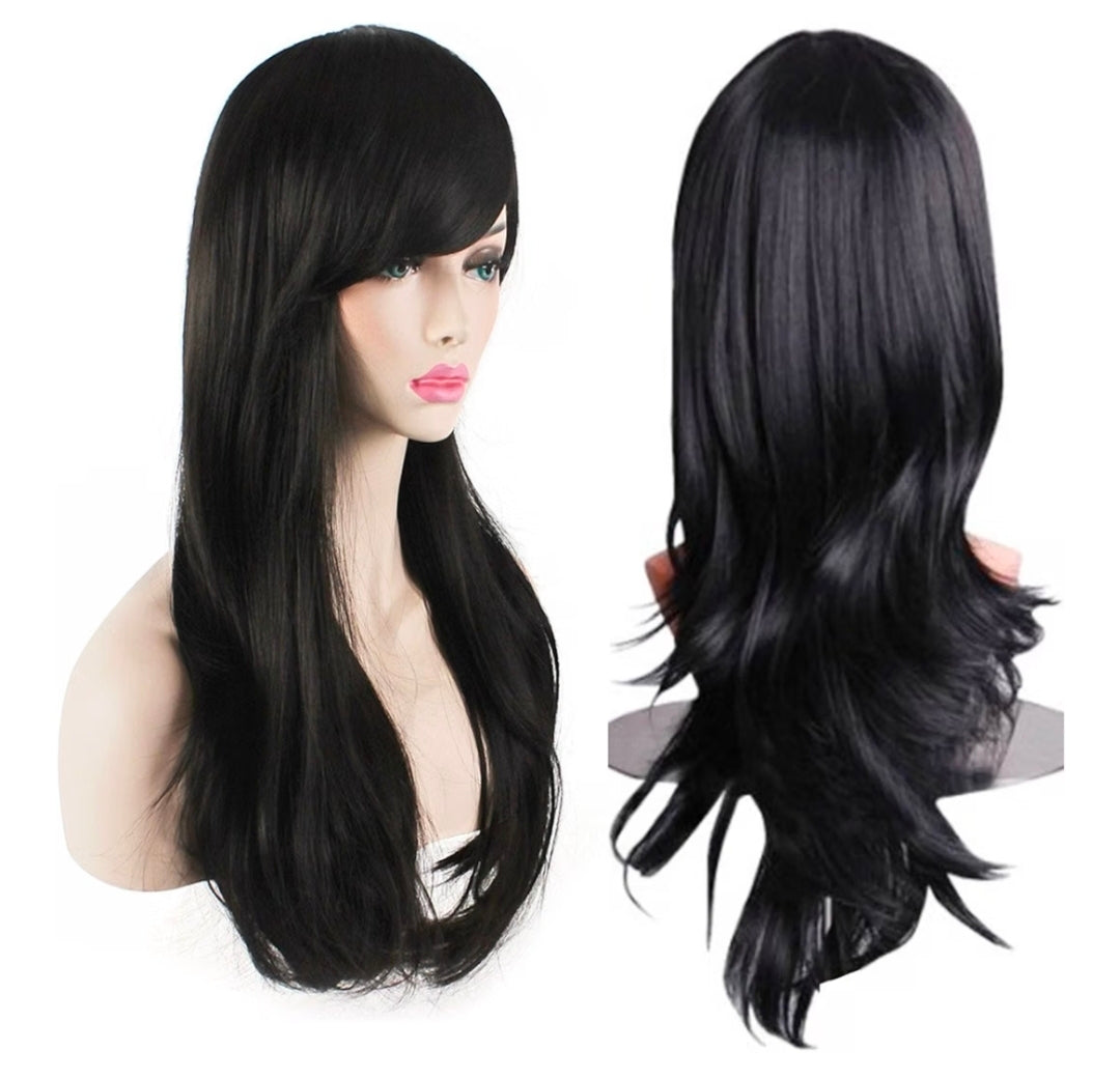 28 inch Fashion Wigs Long Wavy Curly Hair Cosplay Wig