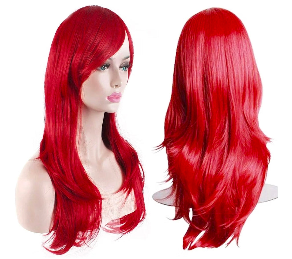 28 inch Fashion Wigs Long Wavy Curly Hair Cosplay Wig