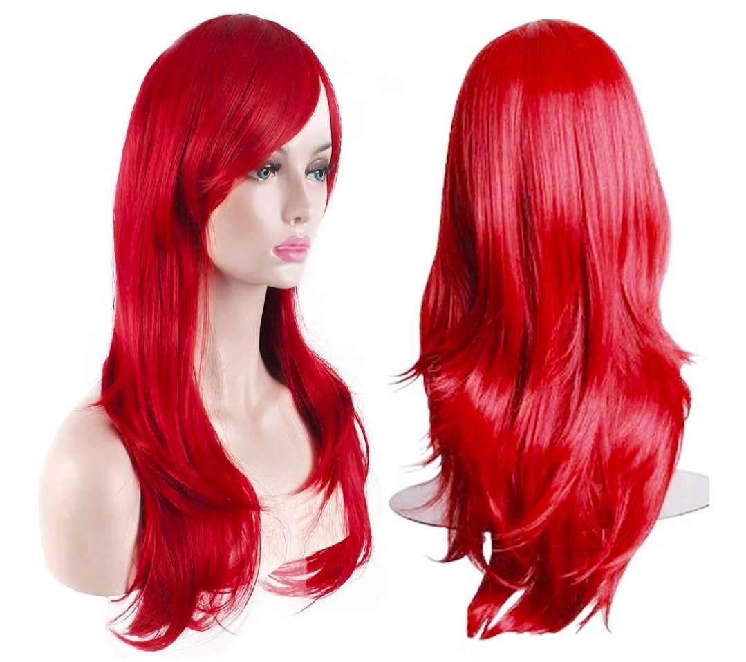 28 inch Fashion Wigs Long Wavy Curly Hair Cosplay Wig