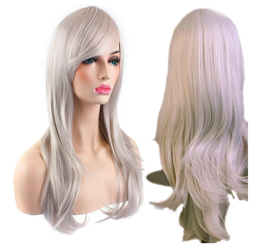 28 inch Fashion Wigs Long Wavy Curly Hair Cosplay Wig